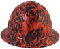 Dante's Inferno Hydrographic FULL BRIM Hardhats - Ratchet Suspension ~ Front View