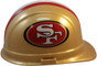 San Francisco Forty-Niners NFL Hardhats ~ Right Side View