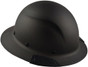 Lift Safety Actual Carbon Fiber Shell Full Brim Hardhat - Matte Black ~ Right Side View