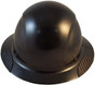 Lift Safety Fiberglass Composite Full Brim Hardhat - Black ~ Front View