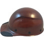 DAX Fiberglass Composite Hard Hat - Cap Style Natural Tan ~ Left Side View