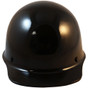 MSA  SKULLGARD Cap Style Hardhats with STAZ ON Liners -Black ~ Front View