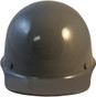 MSA Skullgard Cap Style With Ratchet Suspension Gray ~ Front View