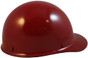 MSA Skullgard Cap Style With Ratchet Suspension Maroon ~ Right Side View