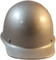 MSA Skullgard Cap Style With Ratchet Suspension Silver ~ Back View