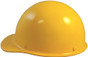 MSA SKULLGARD Cap Style Hardhats with RATCHET Liners - Yellow ~ Left Side View