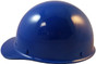 MSA Skullgard Cap Style Hard Hats With Swing Suspension Blue ~ Left Side View