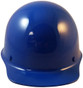 MSA Skullgard Cap Style Hard Hats With Swing Suspension Blue ~ Front View