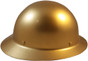 MSA Skullgard Full Brim Hard Hat with FasTrac III Ratchet Liner - Gold ~ Right Side View