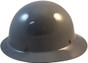 MSA Skullgard Full Brim Hard Hat with FasTrac III Ratchet Liner - Gray ~ Left Side View