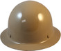 MSA Skullgard Full Brim Hard Hat with FasTrac III Ratchet Liner - Khaki ~ Front View