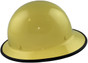 MSA Skullgard Full Brim Hard Hat with FasTrac III Ratchet Liner with Protective Edge - Yellow ~ Left Side View