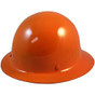 MSA Skullgard Full Brim Hard Hat with FasTrac III Ratchet Liner ~ H Viz-Orange