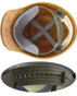 MSA Skullgard (LARGE SHELL) Cap Style Hard Hats with STAZ ON Liner - Raspberry ~ Suspension Detail