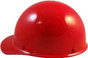MSA Skullgard (LARGE SHELL) Cap Style Hard Hats with STAZ ON Liner - Red ~ Left Side View