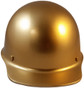 MSA Skullgard (SMALL SIZE) Cap Style Hard Hats with Ratchet Liners - Gold  ~ Front View