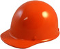 MSA Skullgard (SMALL SIZE) Cap Style Hard Hats with Ratchet Liners - Orange  ~ Oblique View