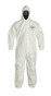 DuPont Tyvek Saranex SL Overalls with Hood, Elastic Wrists and Ankles ~ Front View