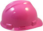 MSA Cap Style SMALL Hard Hats with Staz-On Liner Pink ~ Right Side View