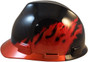 MSA V-Gard Cap Style Fire Design Hard Hats with One Touch Liner ~ Left Side View