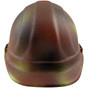 ERB Omega II Cap Style Safety Hardhats With Pin-Lock Liners - Paintball Camo ~ Front View