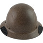 Lift Safety #HDFM-17KG-TG Actual Carbon Fiber Shell Full Brim Hardhat - Textured Granite ~ Front View