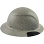 DAX Fiberglass Composite Hard Hat - Full Brim Textured Stone ~ Right Side View