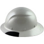 Lift Safety #HDFM-17KG-PW Actual Carbon Fiber Shell Full Brim Hardhat - Pearl White