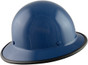 ML-457000-DB SKULLGARD Full Brim Hardhats with FasTrac III Ratchet Liner - Dark Blue ~ Right Side View with Protective Edge