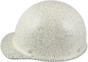 MSA Skullgard (SMALL SIZE) Cap Style Hard Hats with Ratchet Liners - Textured Stone - Left Side View