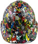 Sticker Bomb 5 Hydrographic CAP STYLE Hardhats - Front View