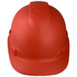 Pyramex #HP46121 Ridgeline Cap Style Safety Hardhats with 6 Point RATCHET Liners - Red Graphite Pattern