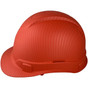 Pyramex #HP46121 Ridgeline Cap Style Safety Hardhats with 6 Point RATCHET Liners - Red Graphite Pattern