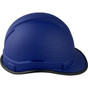 Pyramex #HP4422 Ridgeline Cap Style Safety Hardhats with 4 Point RATCHET Liners - Blue Graphite Pattern ~ Right Side View