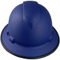 Pyramex #HP56122 RIDGELINE Full Brim Safety Hardhats Blue Graphite Pattern - 6 Point Liners with Protective Edge