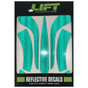 Green Reflective Decal Kit With Flash