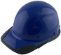 DAX Fiberglass Composite Hard Hat - Cap Style Royal Blue ~ with Protective Edge ~ Oblique View