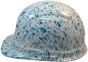 Raindrop Hydro Dipped Hard Hats, Cap Style Design - Ratchet Suspension ~ Left Side View
