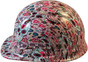 Sugar Skulls Hydro Dipped Hard Hats, Cap Style Design - Ratchet Liner ~ Left Side View
