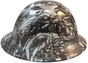 Skull Family Tree Hydro Dipped Hard Hats Full Brim Style ~Right  Side View