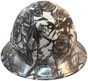 Skull Family Tree Hydro Dipped Hard Hats Full Brim Style ~ Font View