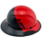 Lift Safety Fiberglass Composite Full Brim Hardhat - Glossy Black and Red with Edge
Right Side View