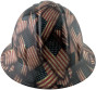Large Second Amendment Flag Full Brim Style Hydro Dipped Hard Hats
Front View