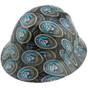 United States Navy Design Full Brim Hydro Dipped Hard Hats
Front View