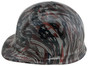 Carbon Fiber and American Flag Design Hydro Dipped Hard Hats Full Brim Style with Ratchet Liner
Left Side View
