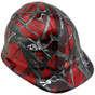 Red Skelly Fish Design Hydrographic CAP STYLE Hardhats - Ratchet Suspension
Right Side Oblique View