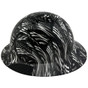 Composite Material Hard Hat - Full Brim Hydro Dipped – Covert Flag Design
Left Side View