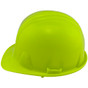 Pyramex #HP14131 4 Point Cap Style Safety Hardhats With RATCHET Liners – Lime Green
Left Side View