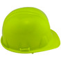 Pyramex #HP14131 4 Point Cap Style Safety Hardhats With RATCHET Liners – Lime Green
Right Side View