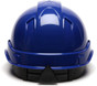 Pyramex #ML-HP44120 RIDGELINE Cap Style Safety Hardhats with RATCHET Liners
 Back View